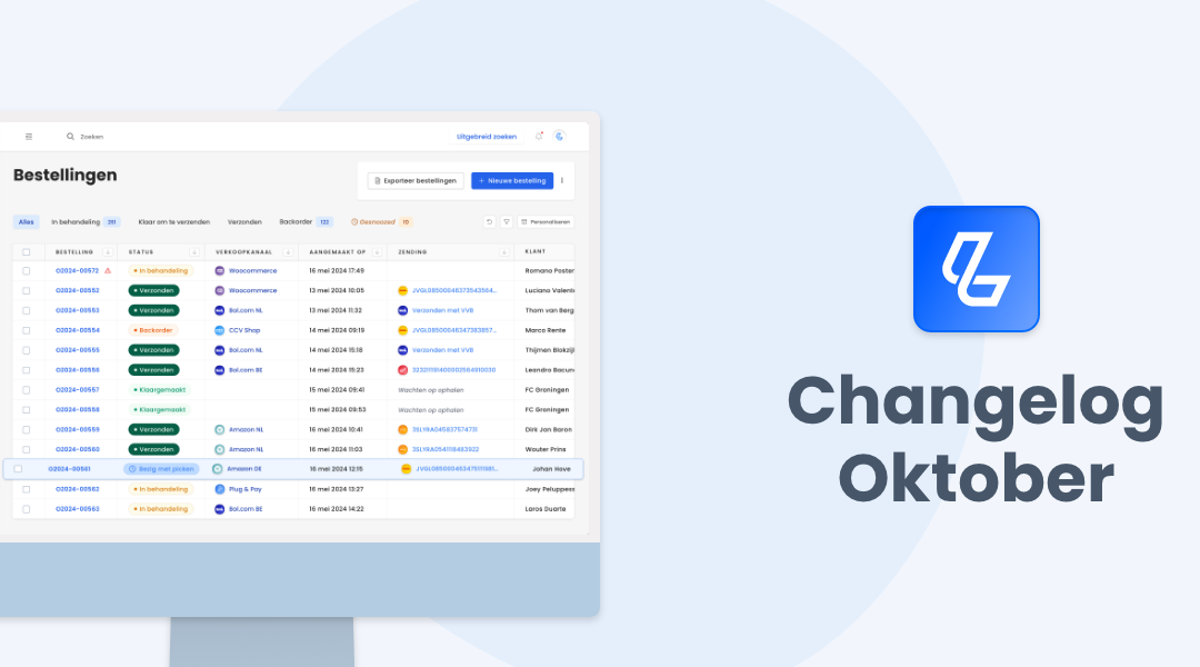 Changelog oktober 2025