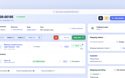 Easily process large orders with Lyra WMS through multi-package picking