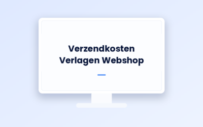 Verzendkosten Verlagen Webshop